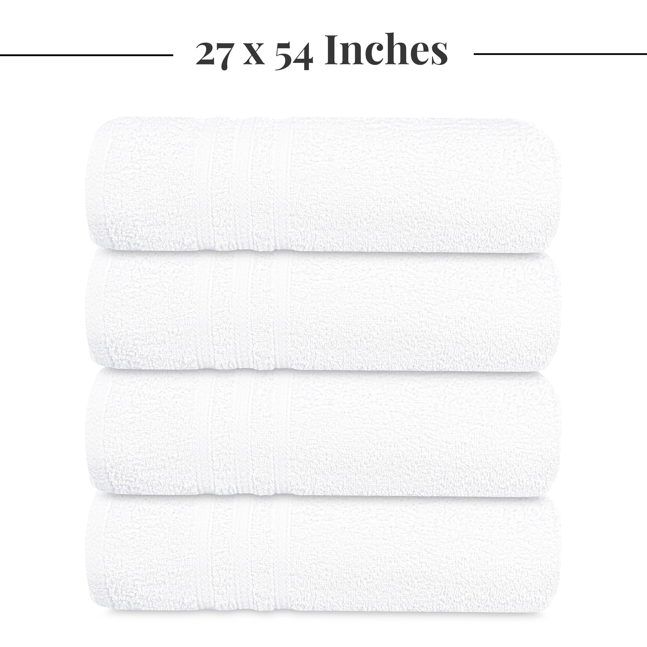 Tens Towels white soft towels emphasizing a clean spa-like feel