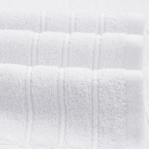 Tens Towels white bath sheet exudes clean, spa-like presence.