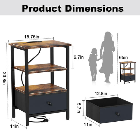 Tensirock brown-black finish adds retro-modern flair to any room