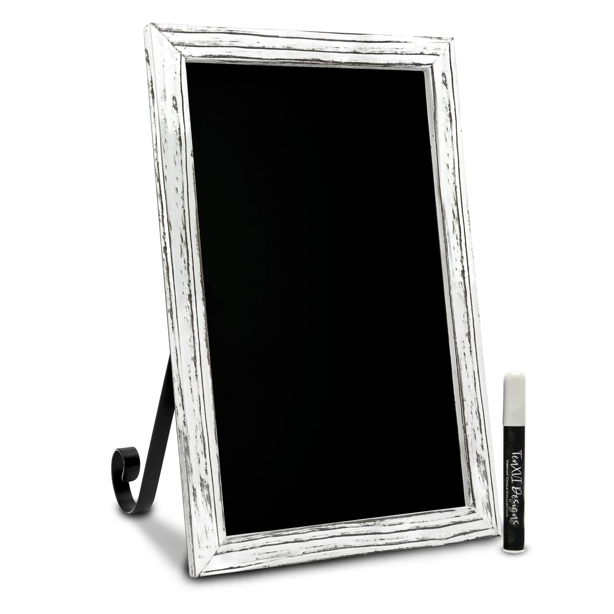 TenXVI Designs 11x17 magnetic chalkboard sign for versatile countertop signage and messaging.