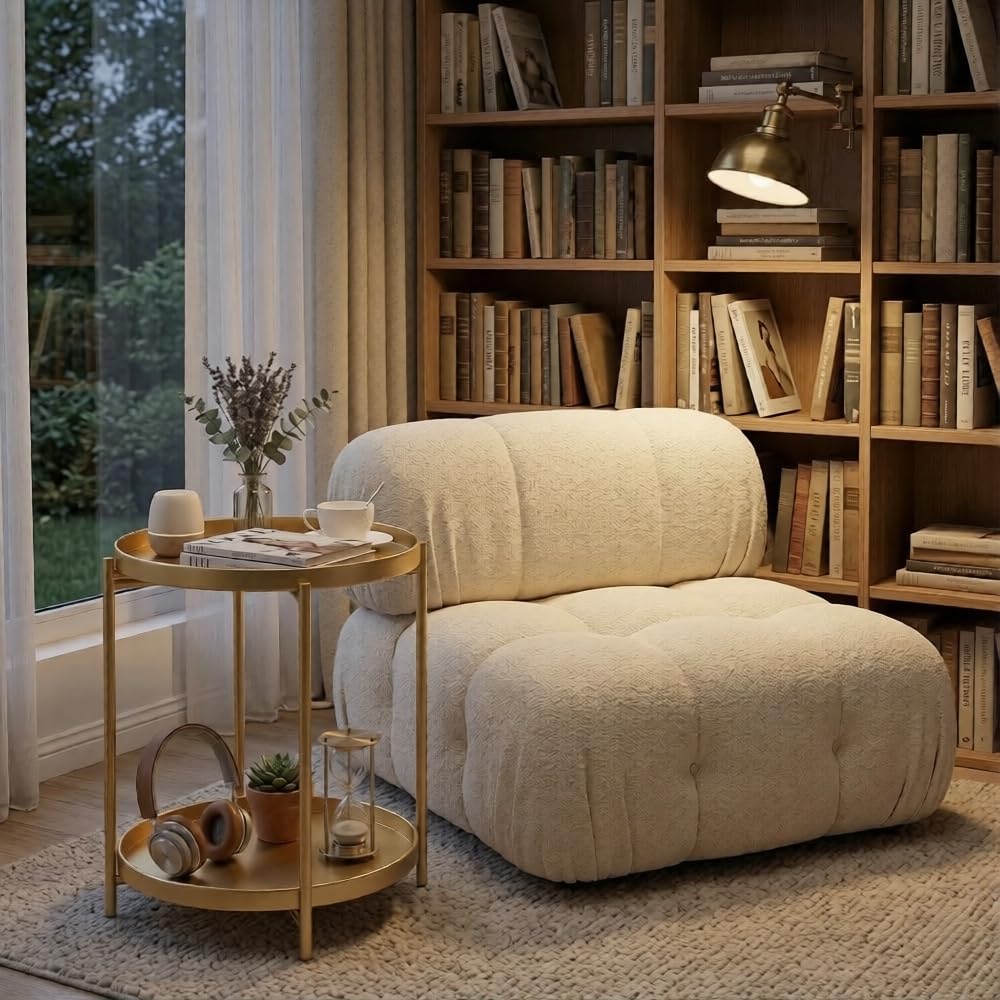 TeoKJ gold accent adds a stylish focal point to any room.
