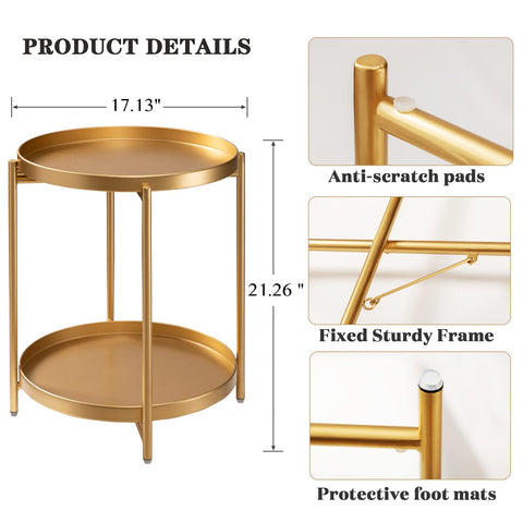 TeoKJ removable trays elevate serving drinks or snacks.