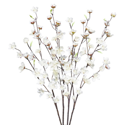 Tepaler artificial cherry blossom branches, 28 inch four-pack, ideal for elegant wedding decor.