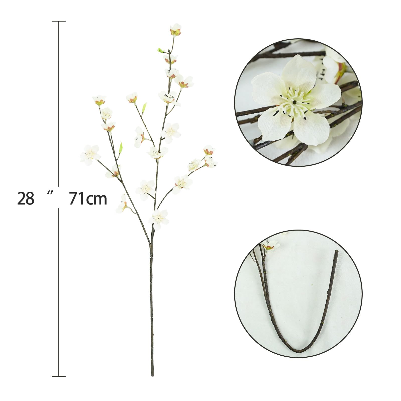 Tepaler cherry blossom branch set for wedding decor and refined ceremony styling.
