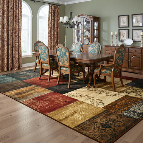 Tepook dining room rug large 6x9 suits busy homes and entertaining spaces.
