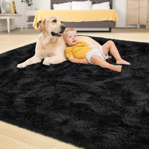 Tepook modern shag rug, ideal for living rooms and bedrooms.