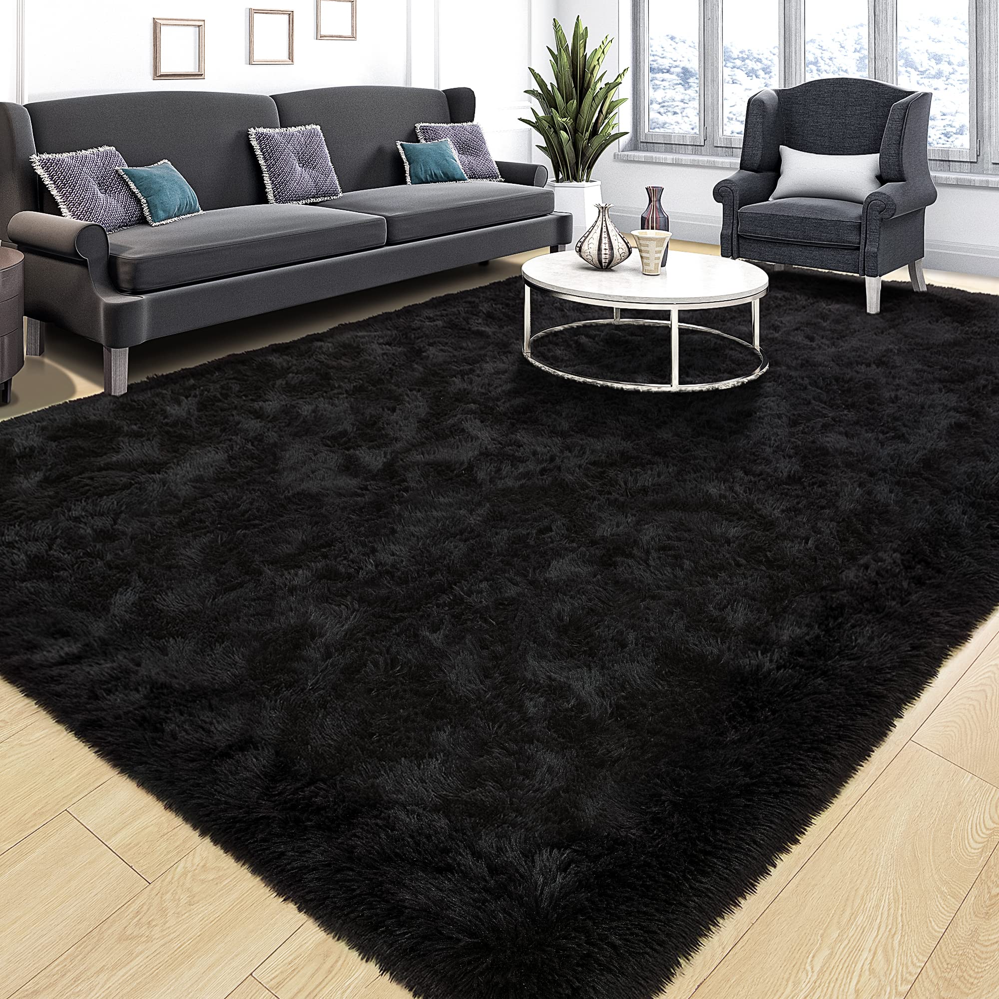 Tepook rug features anti-slip dots on the backing for safe floors.