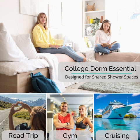 TERRA HOME Travel-friendly caddy fits gym bags and dorms.