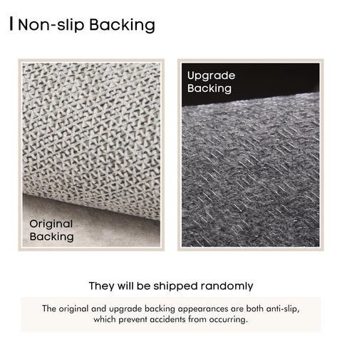 TerradWafs non-slip backing keeps rug in place on busy floors.