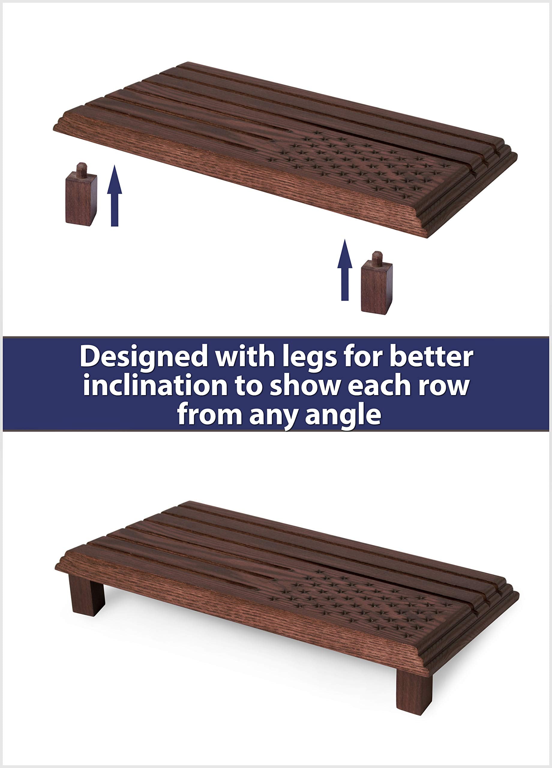 TESLYAR natural wood finish provides timeless, eco-friendly appeal