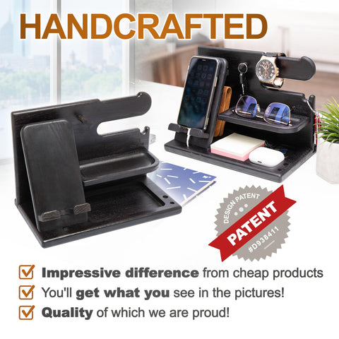 TESLYAR stand organizes keys, glasses, and watches
