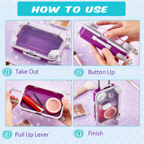 Tessco for you rolling mini suitcase with rotatable handle.