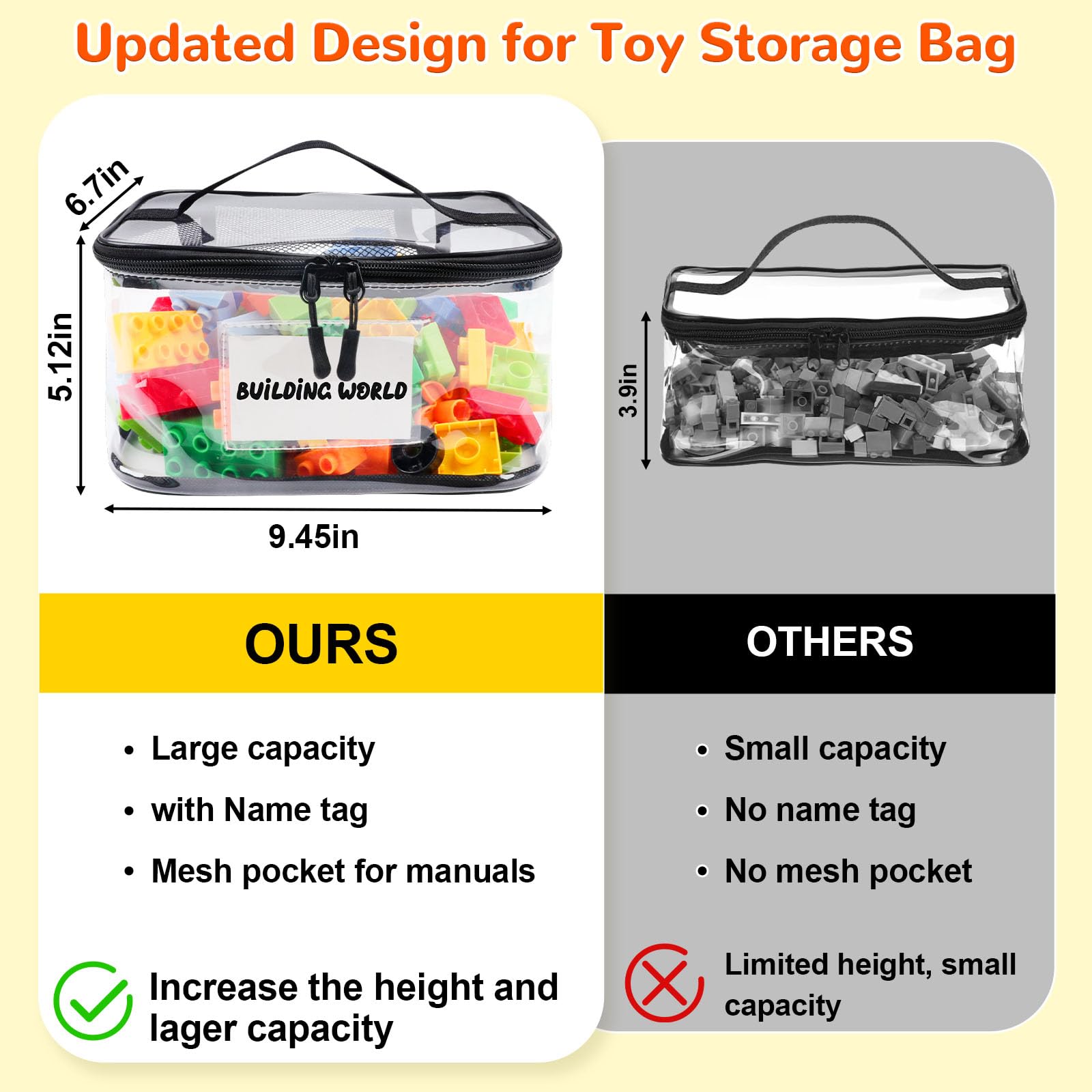 Tesuko stackable design saves shelf space and stays tidy.