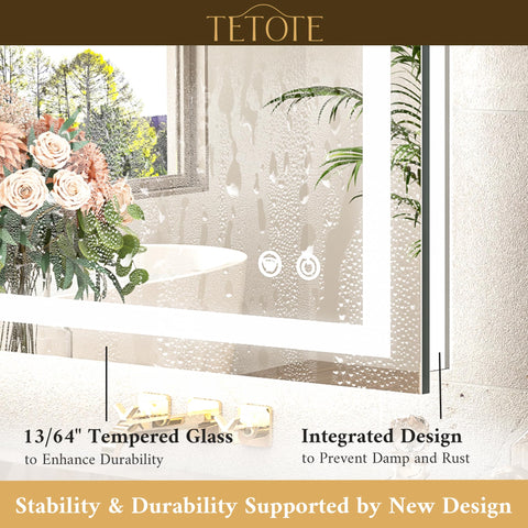 TETOTE tempered glass provides durable, safe reflections in daily use.