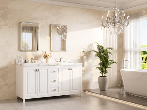 TETOTE versatile bathroom mirror fits modern, rustic, or industrial spaces.