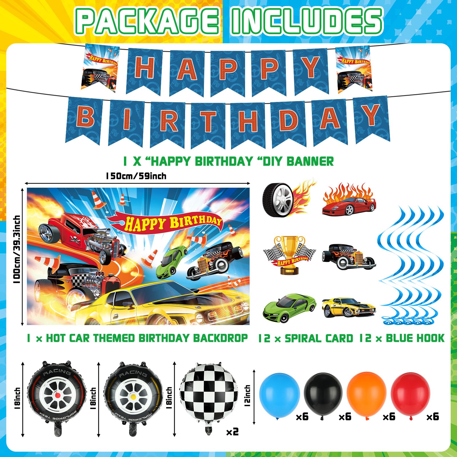 Tevxj race car napkins absorbent, kid-friendly party cleanup.
