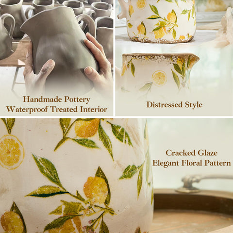 Teweiqi handle vase easy to carry and swap out floral displays.
