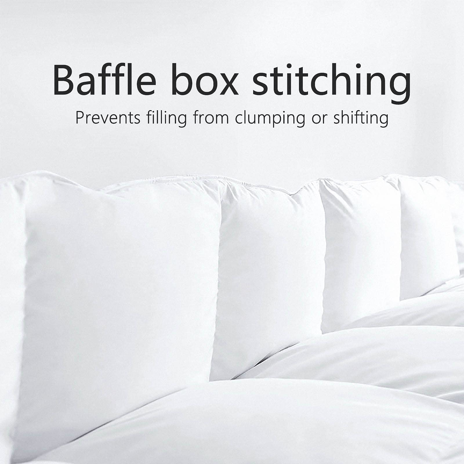 Texartist Premium 2100 Series king comforter corner tabs showing secure duvet fit
