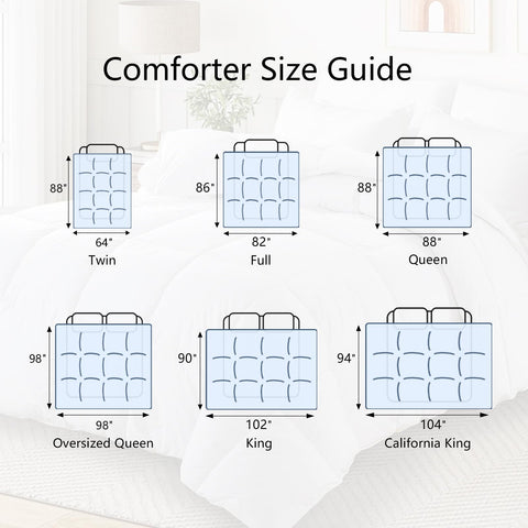 TEXARTIST Premium 2100 Series queen comforter features durable hems for long-lasting use