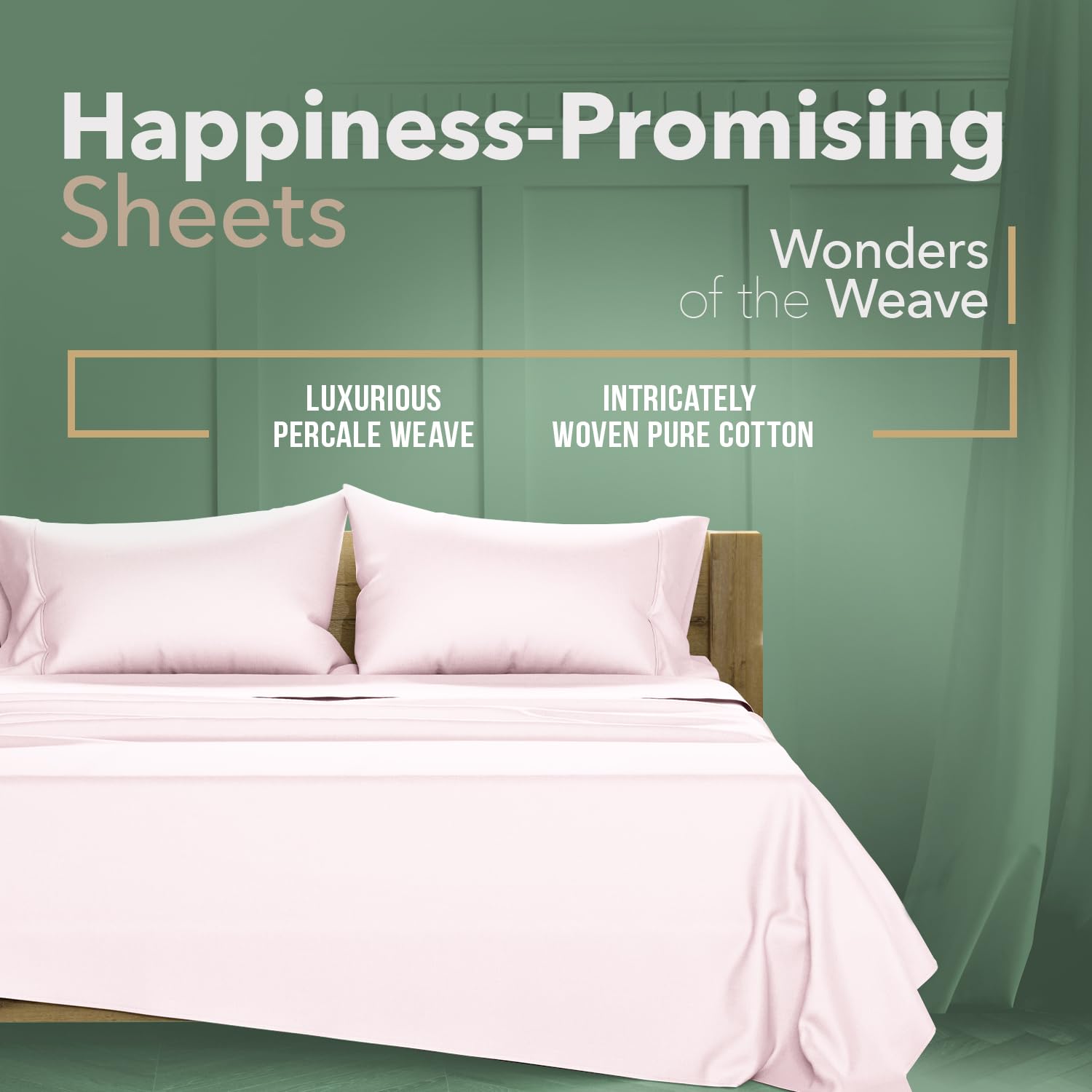 Texas Linen Co. pillowcases pair with hotel-quality bedding for smooth sleep.