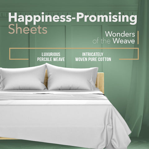 Texas Linen Co. light grey pillowcases provide smooth, breathable softness.
