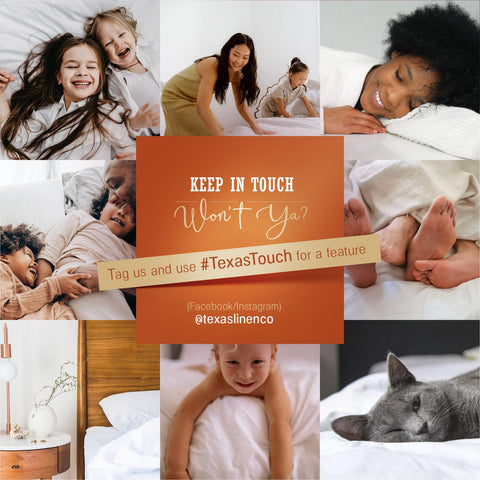 Gift-ready luxury bedding from Texas Linen Co. for housewarmings and guests.