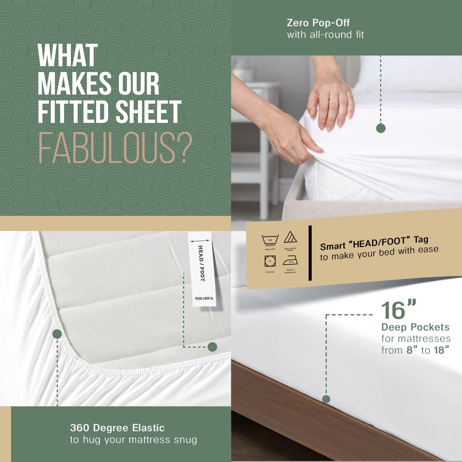 Texas Linen Co mercerized finish boosts luster and color retention