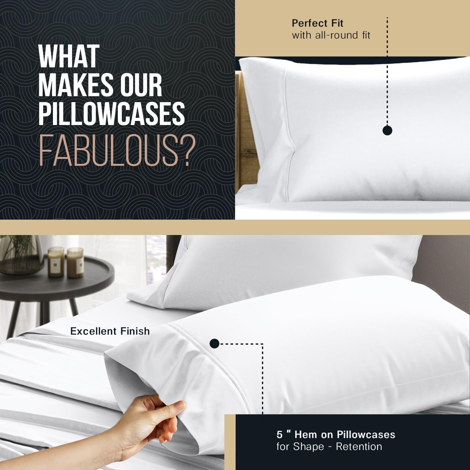 Texas Linen Co. mercerized cotton finish adds lasting luster and durability.