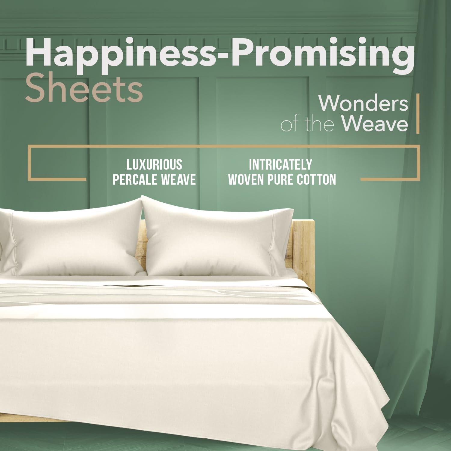 TEXAS LINEN CO. king pillowcases highlighting hotel-quality softness and crisp edges