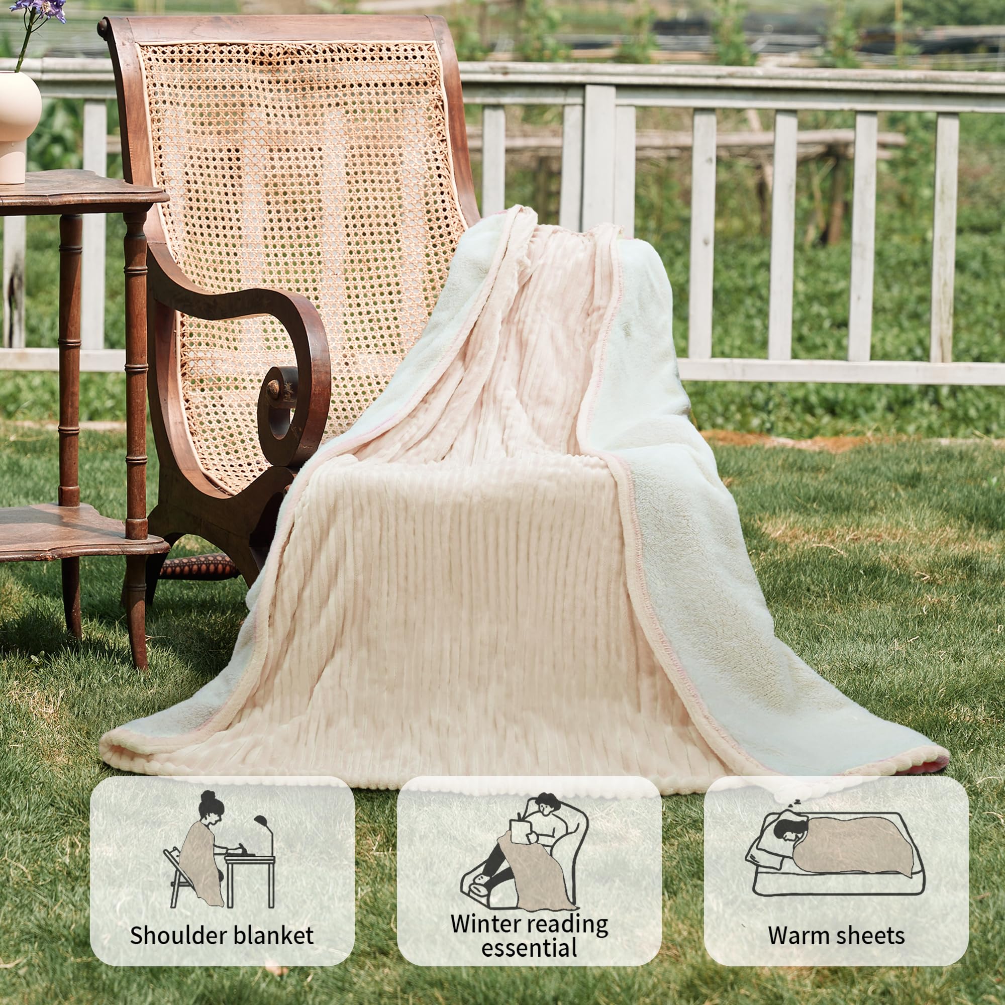 Texciting heated blanket with ETL certification for safe home use.