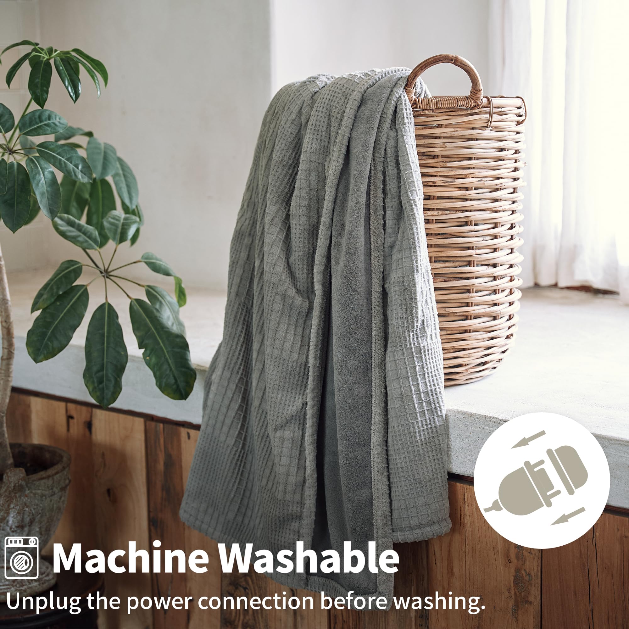 Texciting machine-washable blanket simplifies cleaning and care