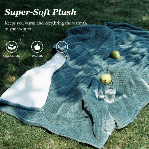 Texciting machine-washable blanket offering easy care
