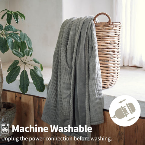 Texciting machine-washable blanket simplifies cleaning and care