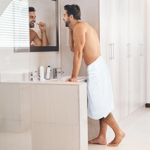 TEXCRAFT care tip: wash before first use to improve absorbency.