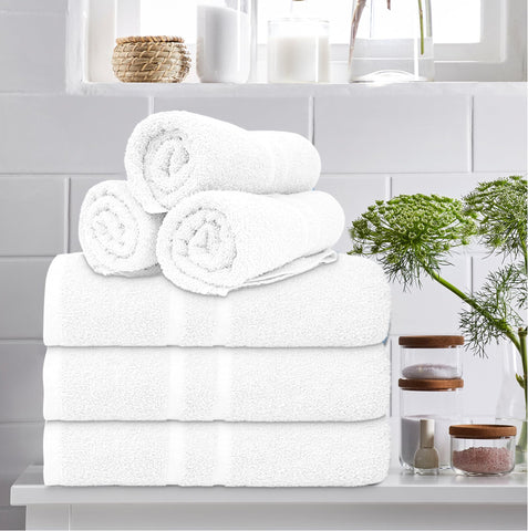 Textila Basic towel at gym entry emphasizing durability for busy facilities