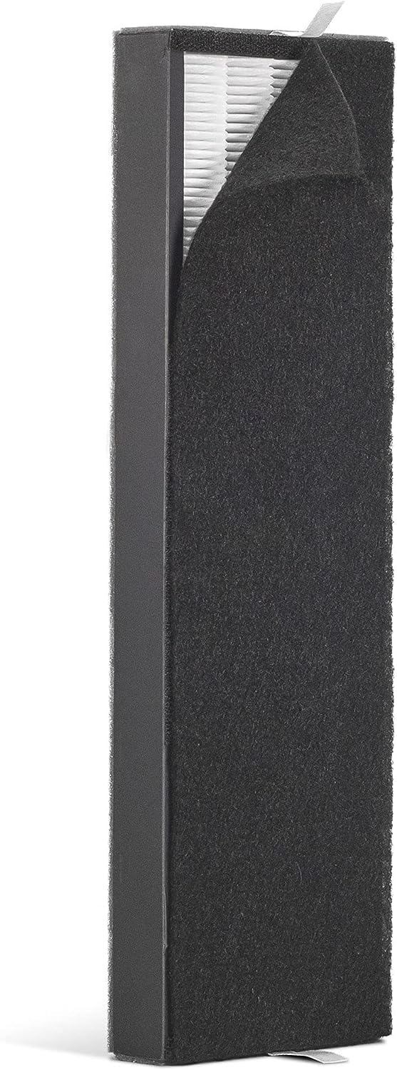 TF60-Pure HEPA filter helps reduce pollen, dust, and pet dander for a fresher room.