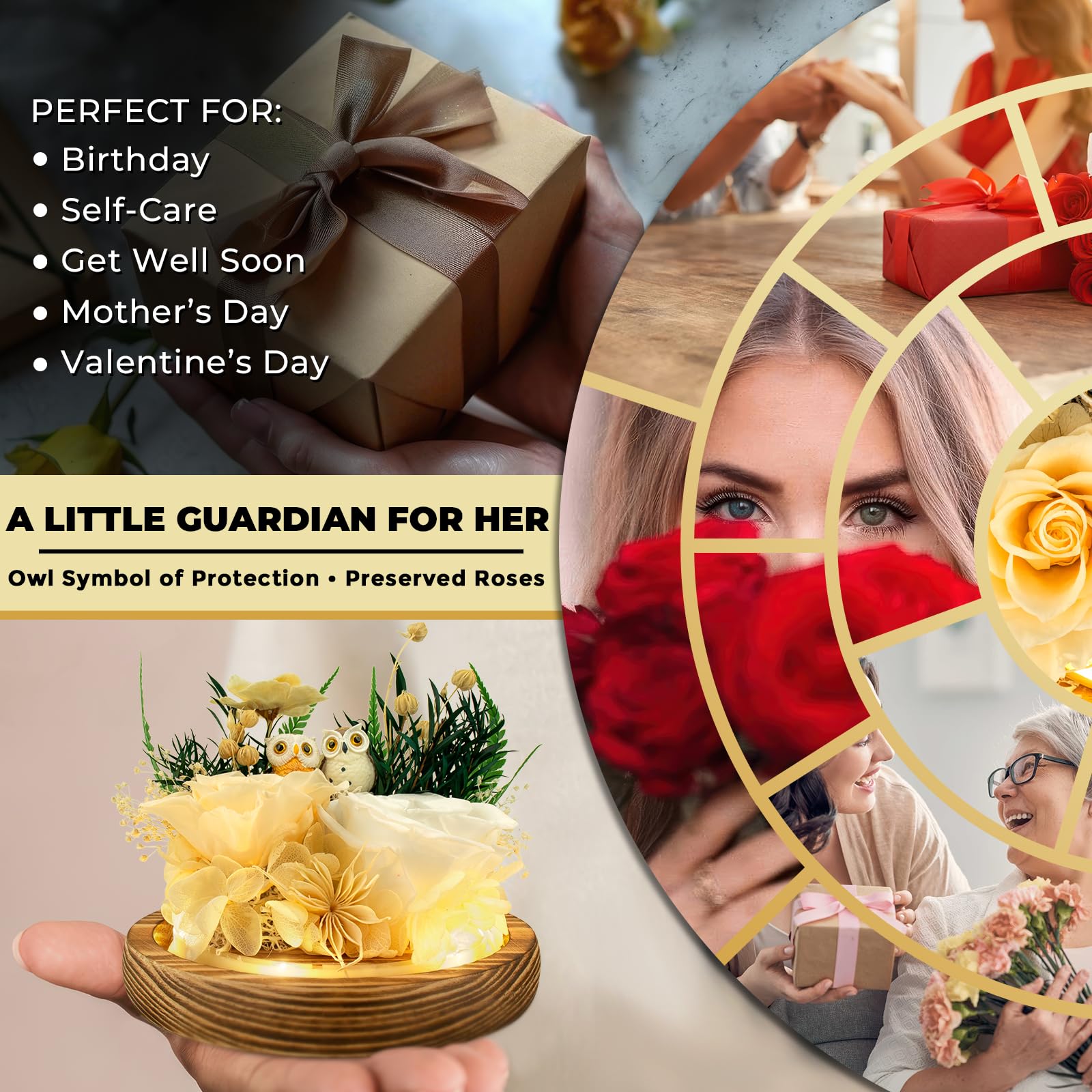 TGELATA premium preserved roses perfect for moms on special occasions.