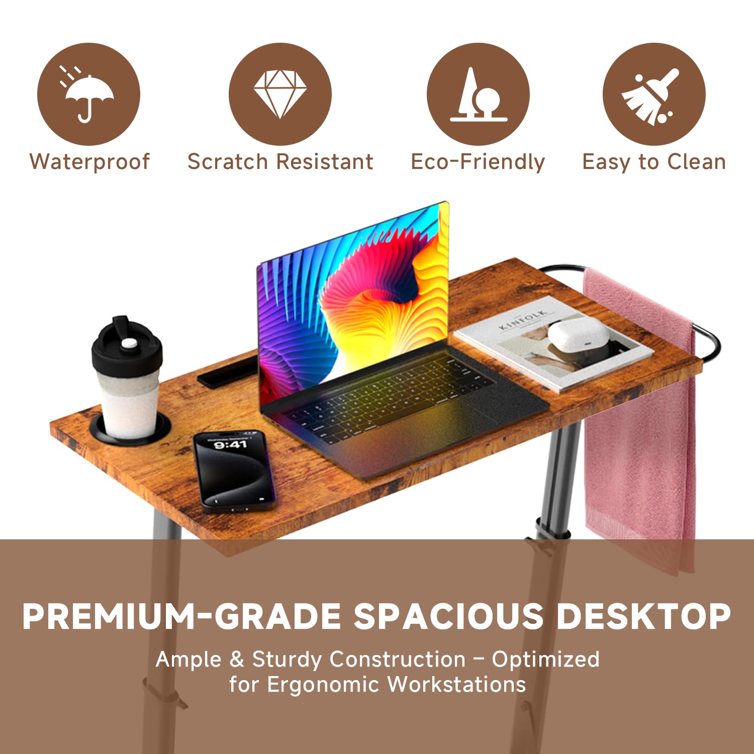THAILE heavy-duty frame sturdy-base ensures stability during workouts.