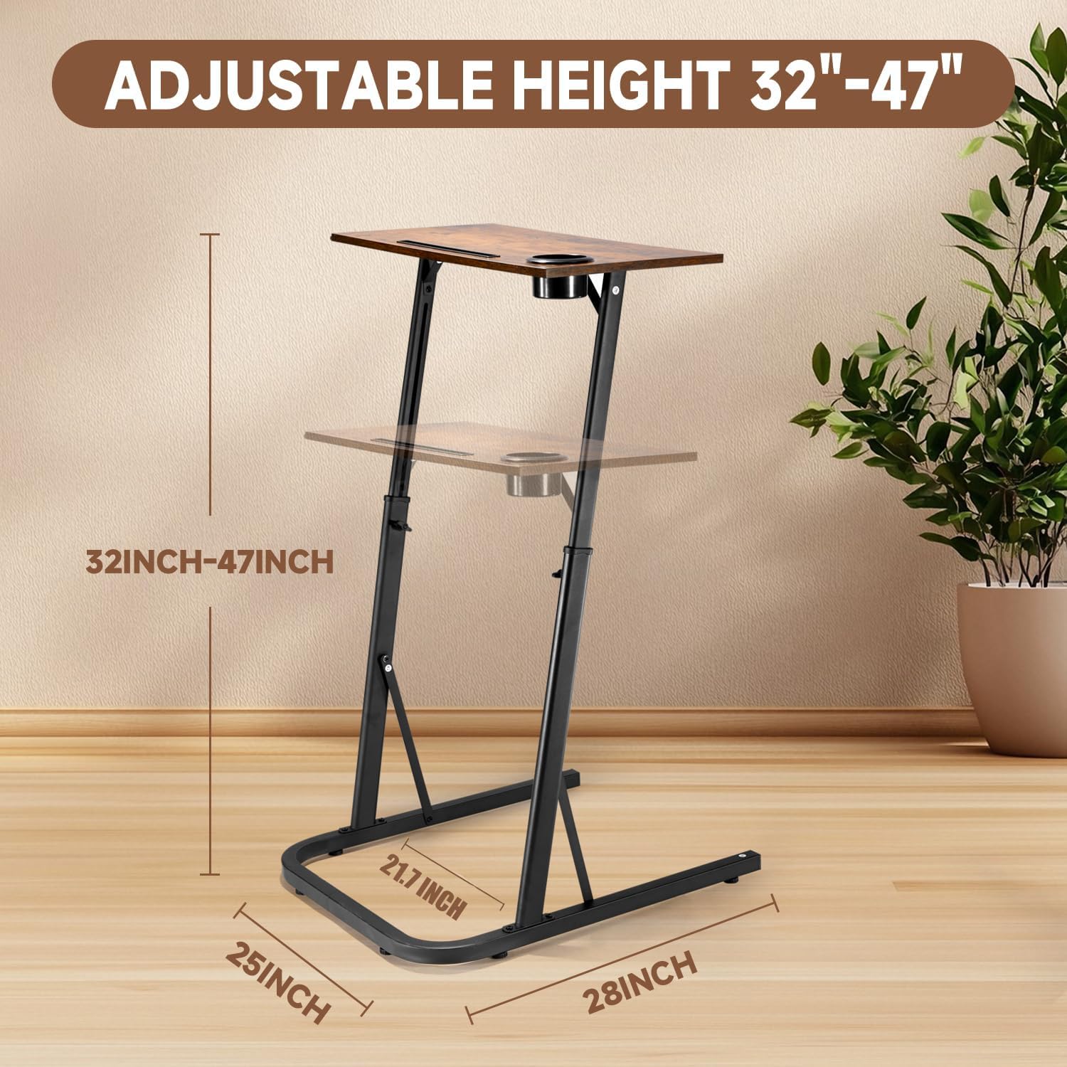 THAILE height-adjustable workstation suitable for adults and kids.