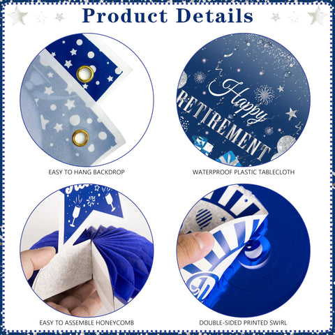 THAWAY tablecloth in blue silver provides a clean, easy-to-clean surface