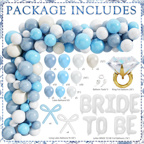 THAWAY Bride-To-Be Banner provides elegant signage for the party backdrop.