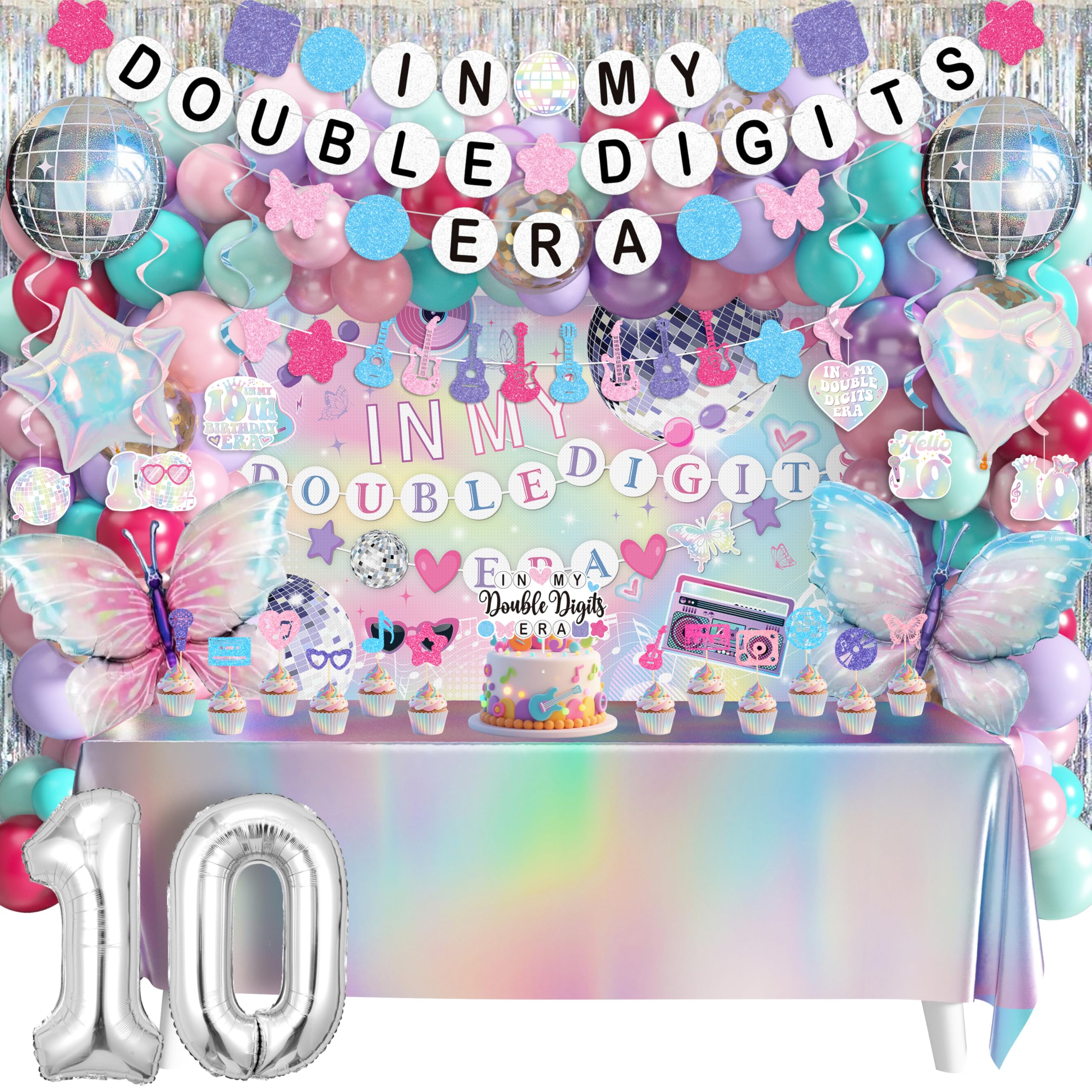 THAWAY Double Digits Era backdrop for vibrant party photos