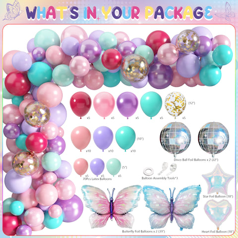 THAWAY glitter friendship bracelet banner brightens walls and gift areas.