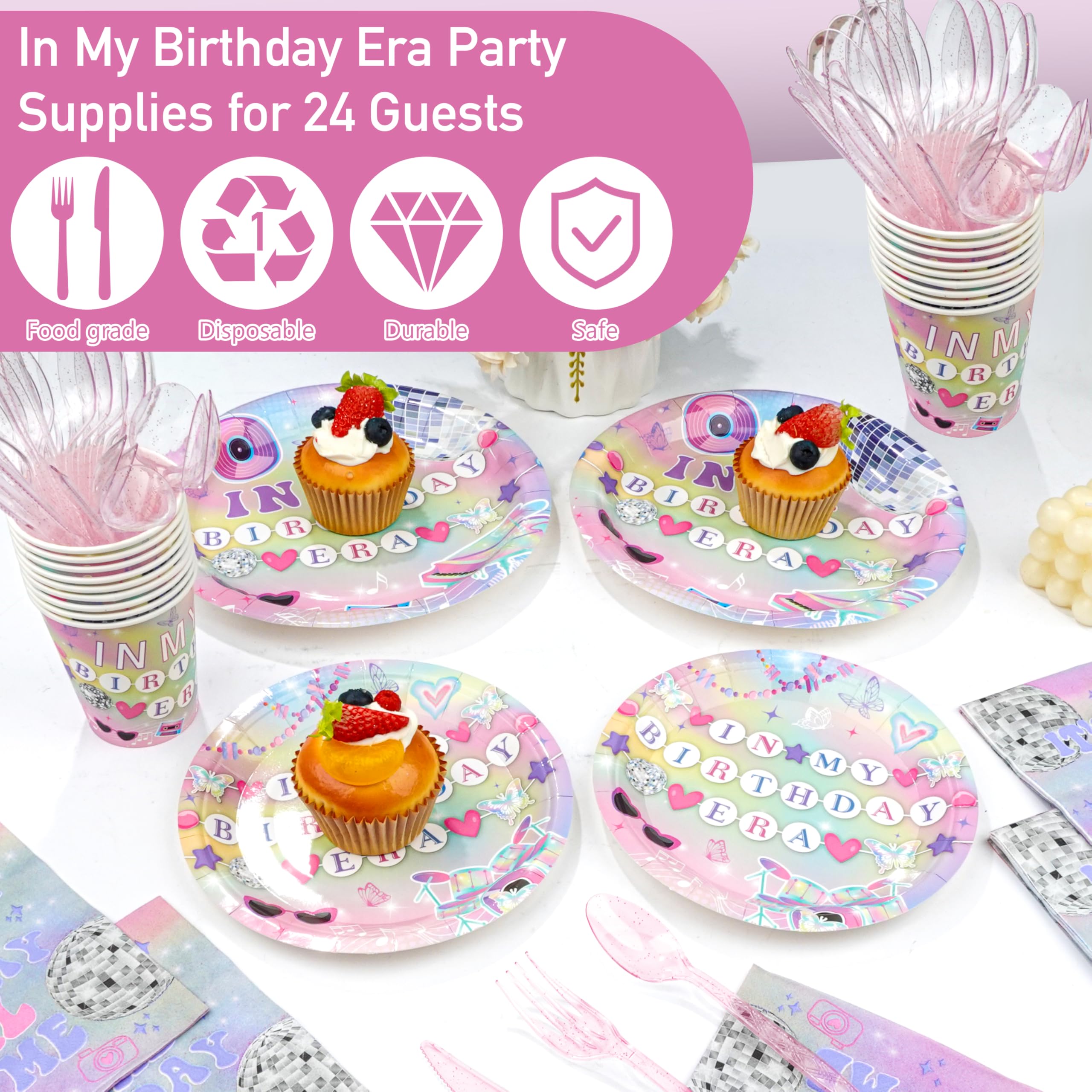 THAWAY In My Birthday Era napkins – coordinated print for stylish tabletops