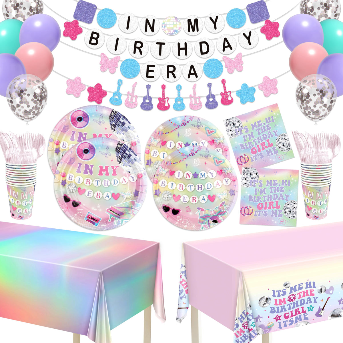 THAWAY In My Birthday Era plates – sturdy dinnerware for a music-themed party