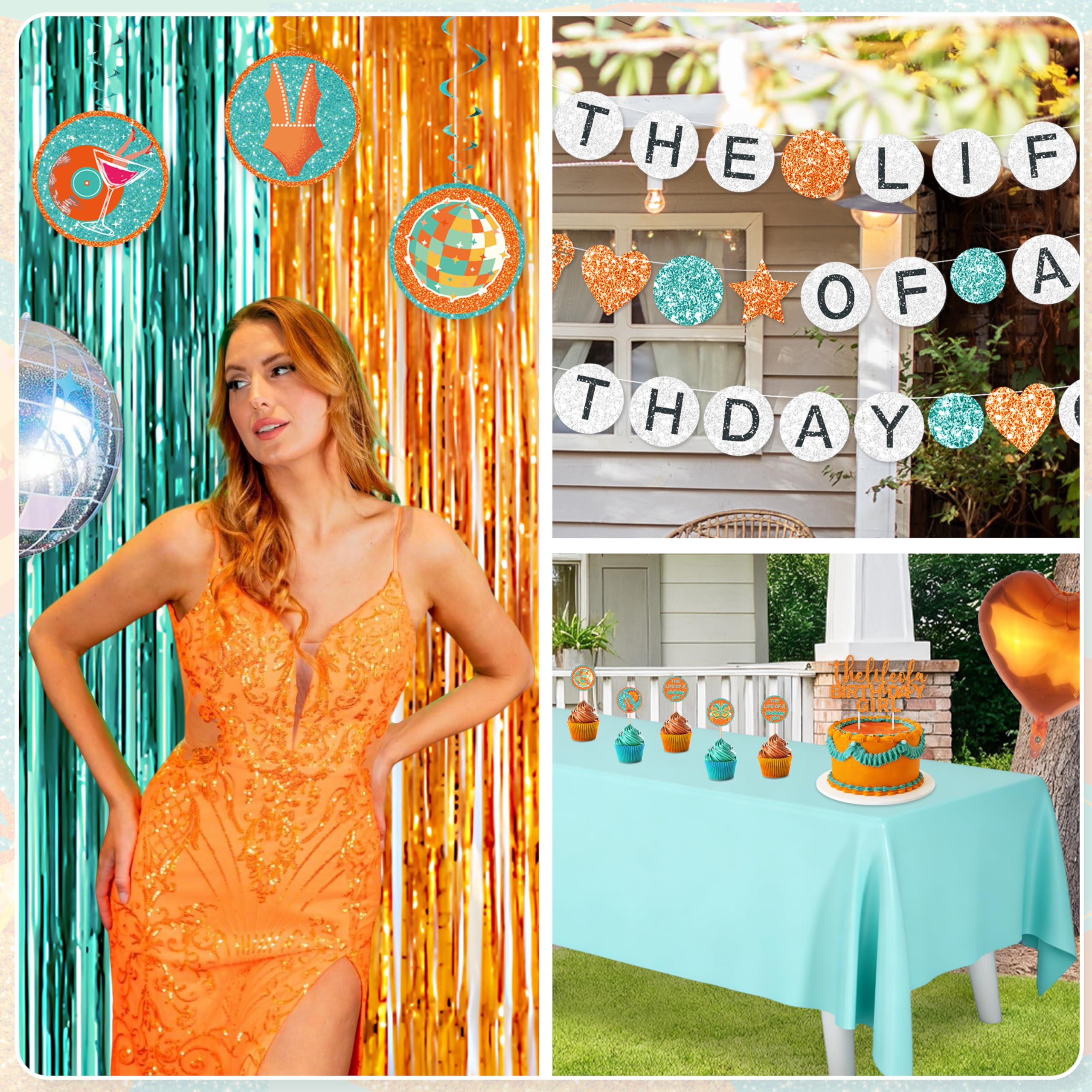 THAWAY Life of A Birthday Girl feather accents provide luxurious texture.