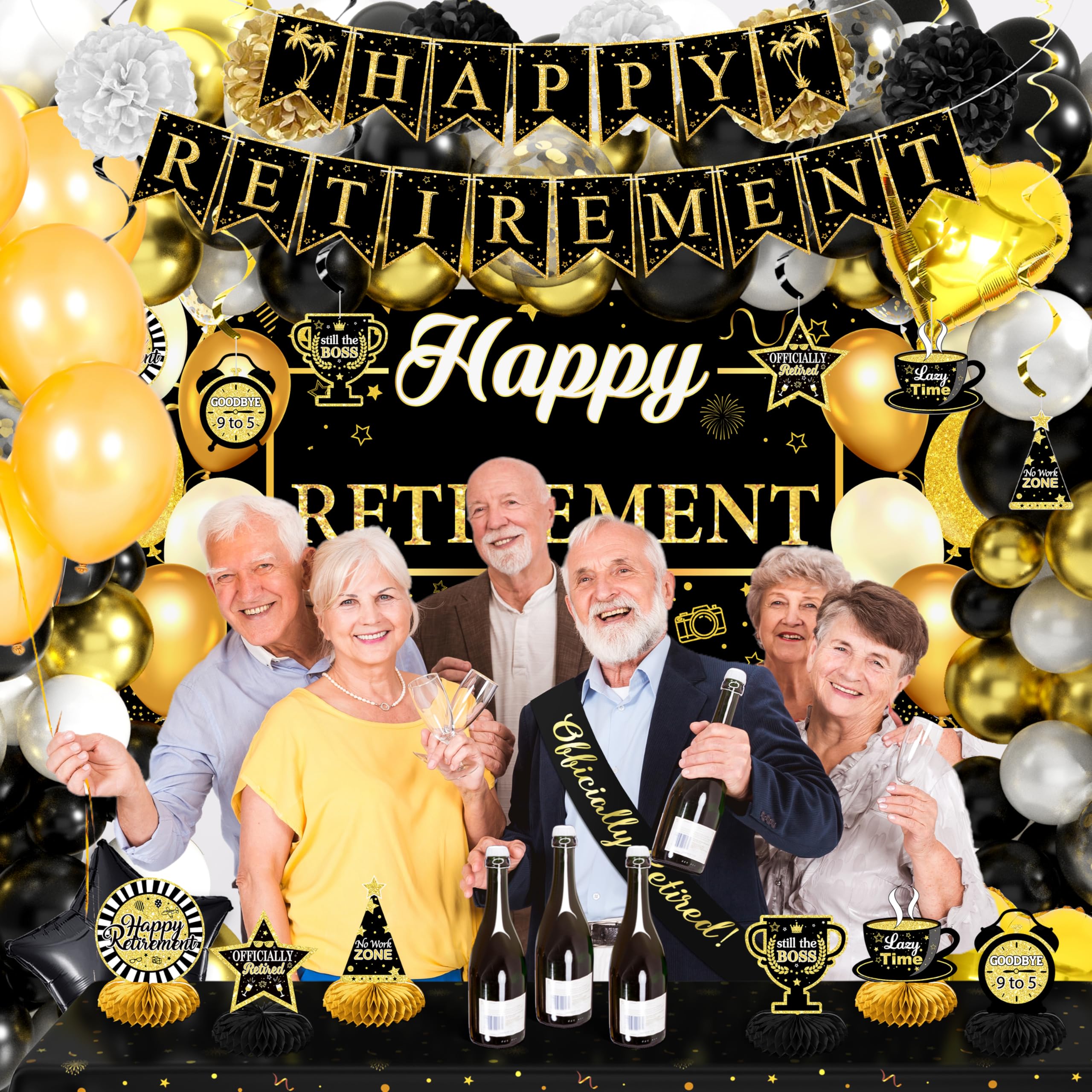 THAWAY retirement swirls add motion and depth to decor and shots