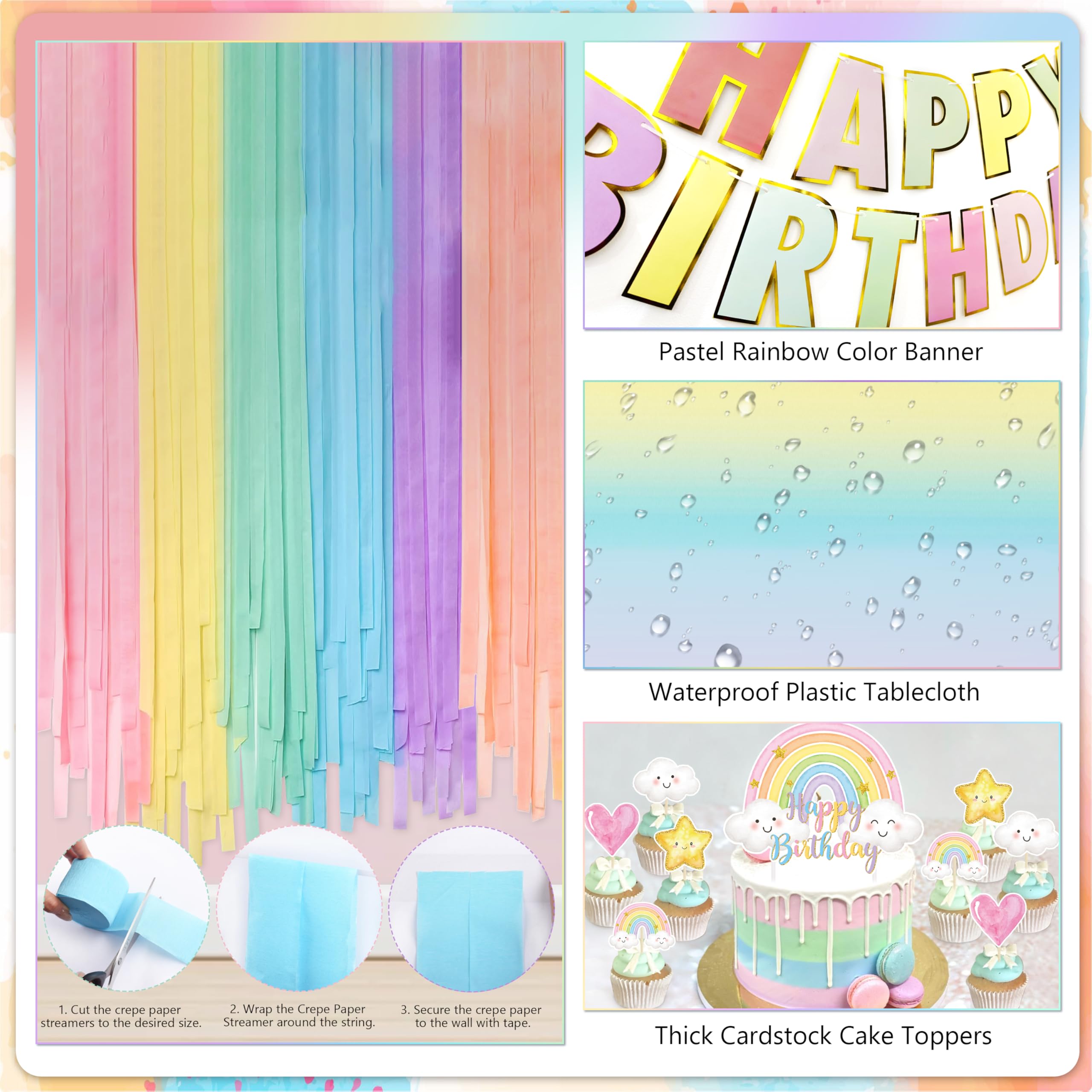 THAWAY twelve cupcake toppers coordinate with treats