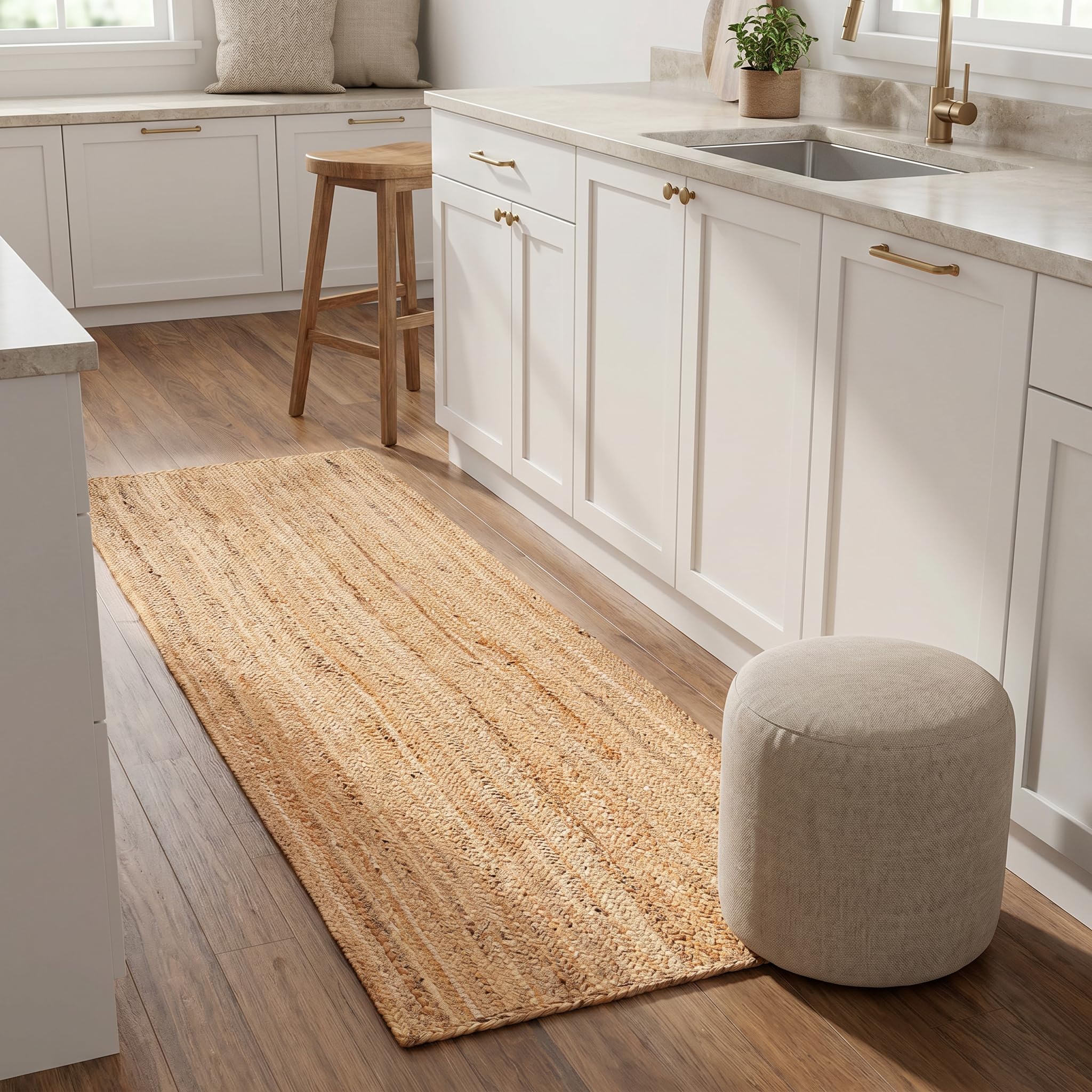 The Beer Valley runner is lightweight and easy to move between rooms.