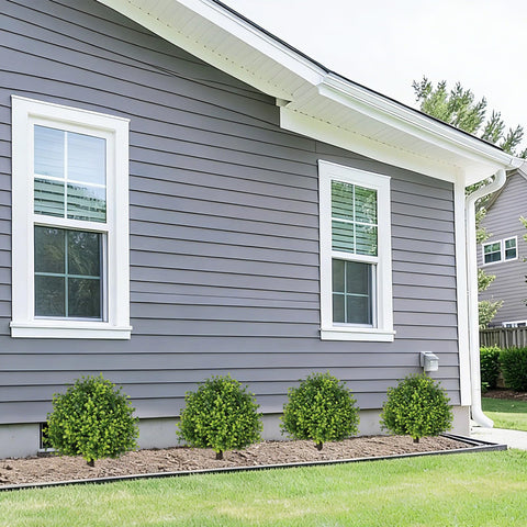 The Bloom Times topiary with ground spike, easy outdoor installation.